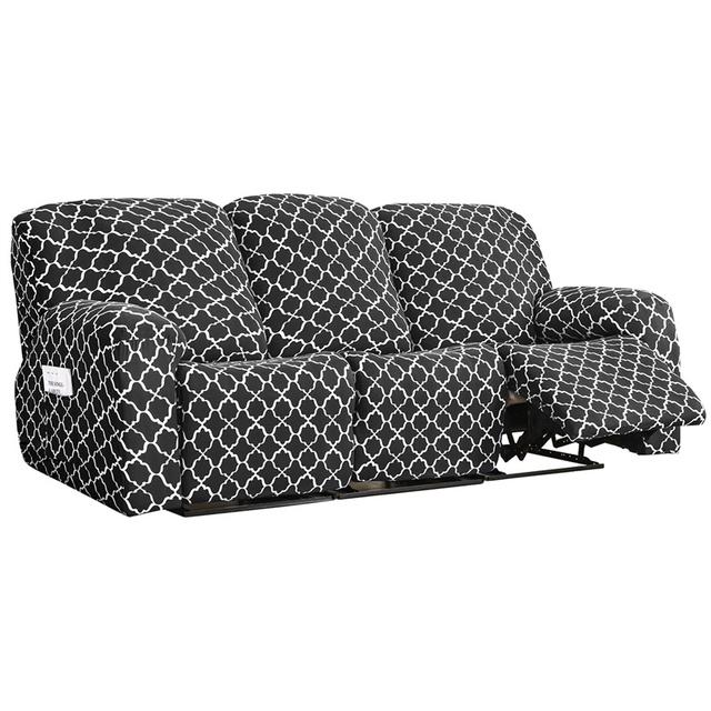 Copridivano Reclinabile Estivo Elasticizzato Spandex Copridivani Stampato Copripoltrona Fodera Protettore Mobili Divano