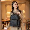 Women's Leather Bag Crocodile Shoulder Bag Travel Backpack
