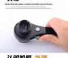 Bidirectional Ratchet Wrench: Three-Way Quick Gear Socket with Open End Fastener