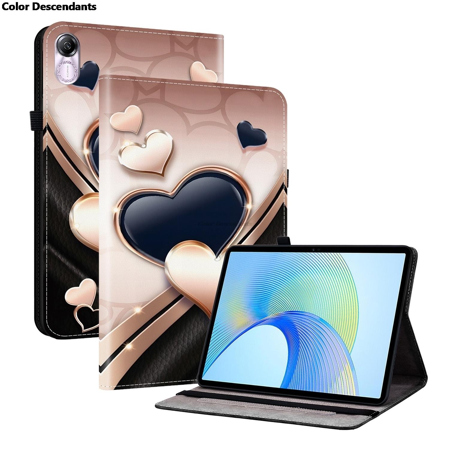 Painted Flip Leather Tablet Case For Huawei Honor Pad X8 Pro compatible Shockproof Protect Cover For Huawei Honor PadX9 2023 Honor Pad X8 Pro
