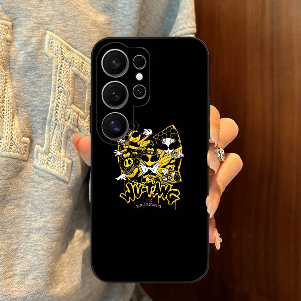 W-WU-T-TANG C-CLAN Phone Case For Samsung S 24 Fe 25 Ultra Plus 20 Lite 21 30 22 23 24 22 Ultra 5G Fundas