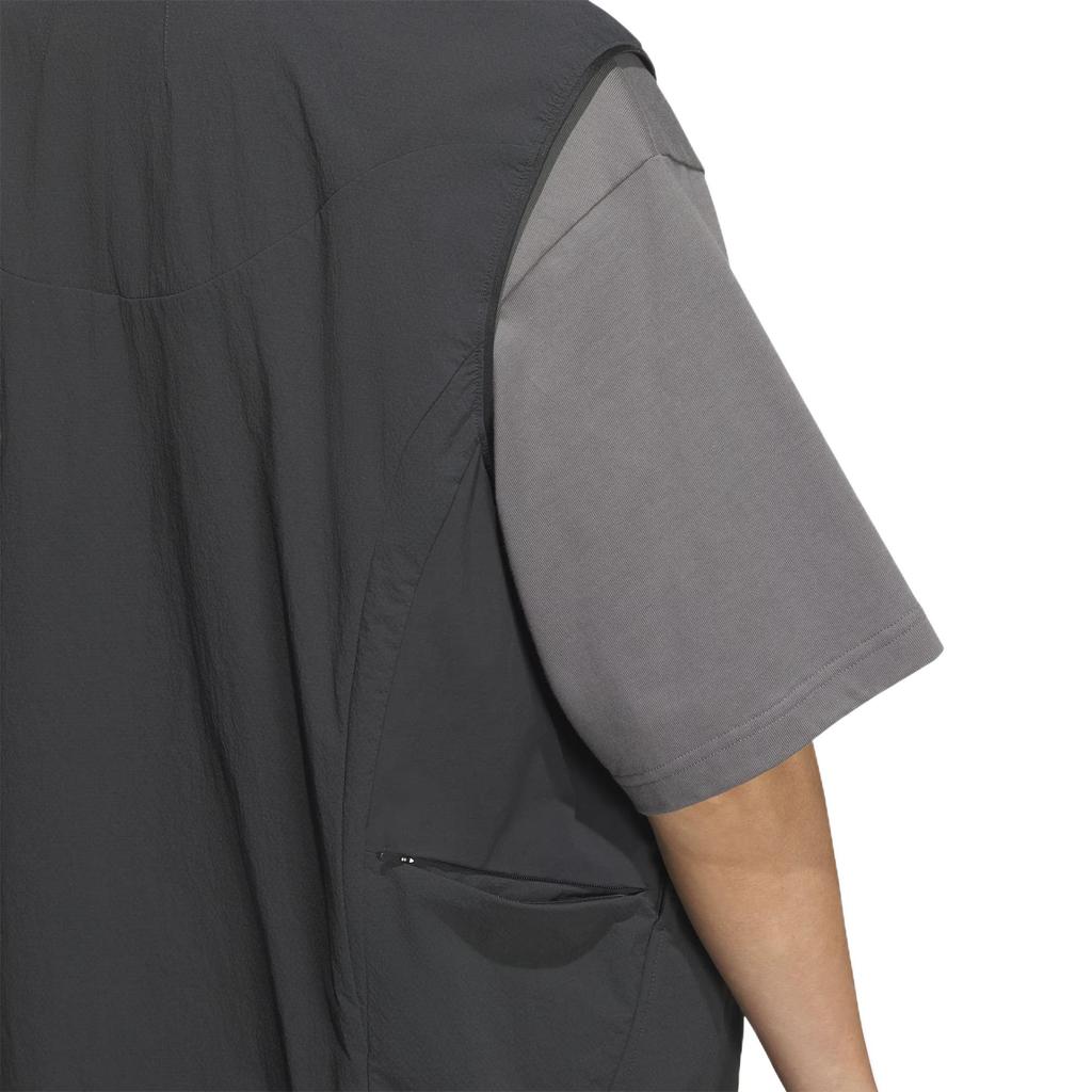 adidas Chaleco Fos Estilo Futuro Cómodo Moderno Simple Chalecos para Hombre Negro Carbón KB4623