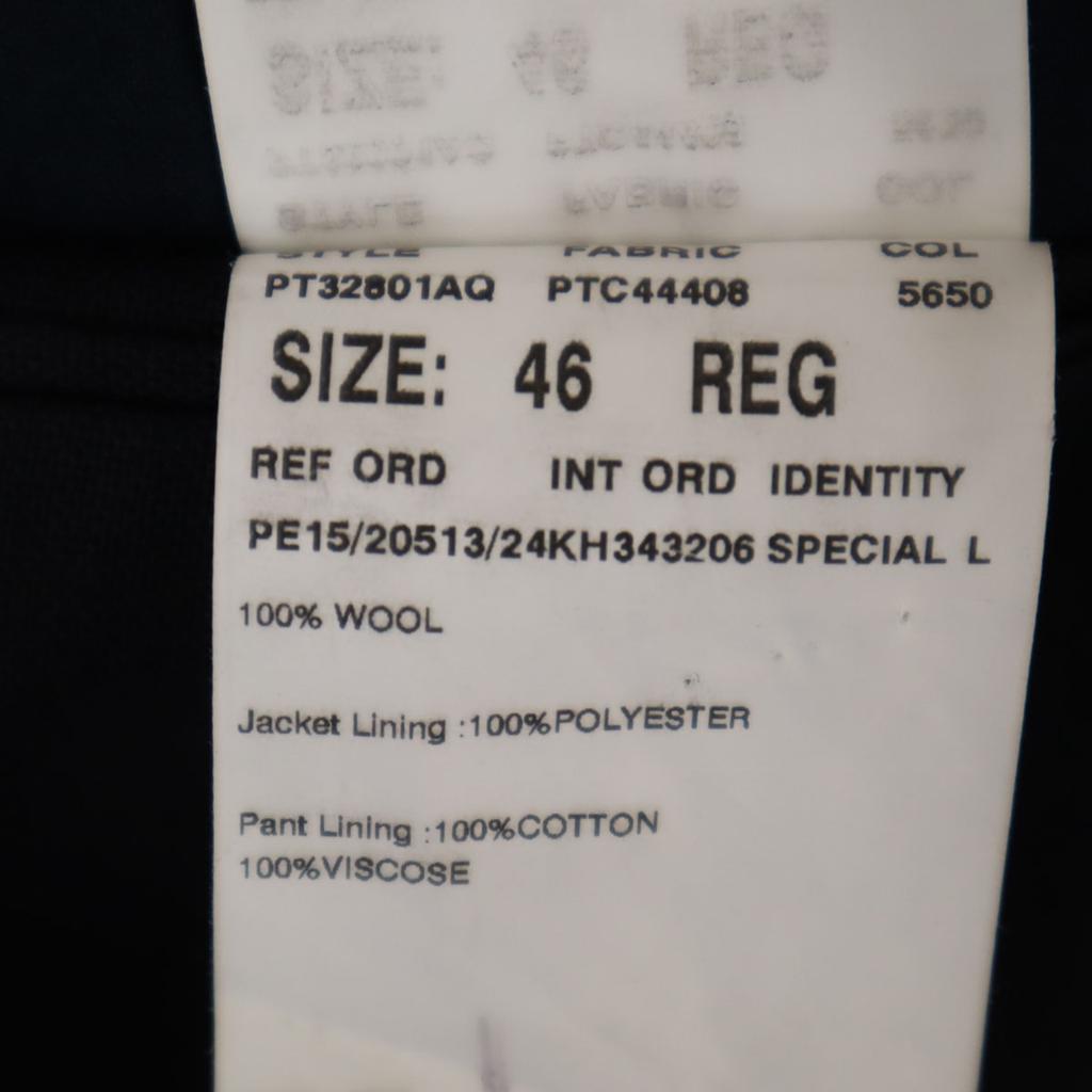 LARDINI Made In Italy Single Suit Setup 46 Dark Blue Men's Used