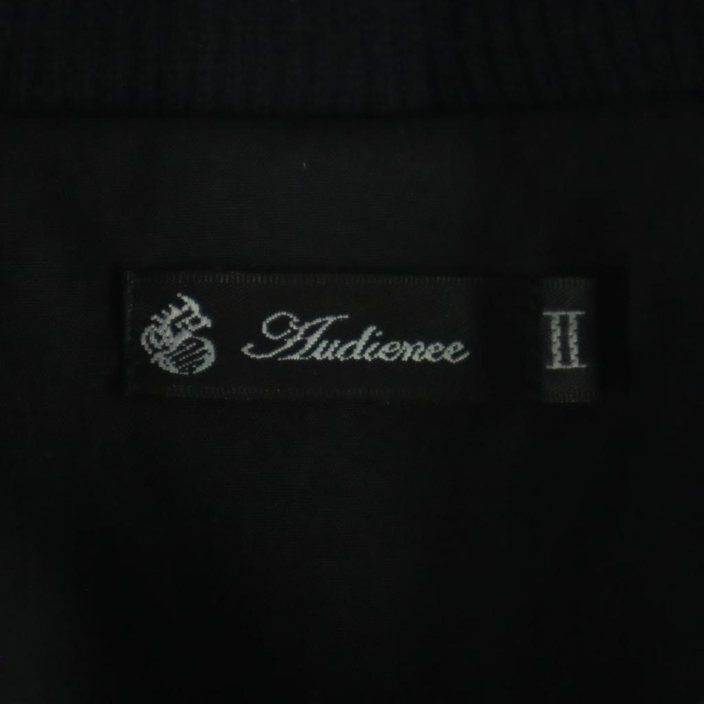 Audience Long sleeve leather Single riders jacket 2 black Sheep leather Men's Used