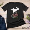 Cute Bunny Rabbit On Bike, Cycling, Bicycle T-Shirt and Gift Unisex T-shirt