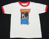 Rare Vintage MURINA The Tick Spoon! 1996 Fox Kids Network Ringer T Shirt 90s L