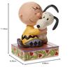 Enesco Jim Shore Snoopy & Charlie Brown Hug 6007936