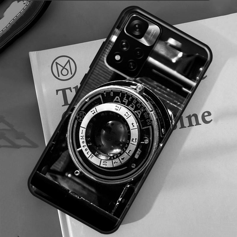 Classic Camera Lens Case For Xiaomi Redmi 14C 13C 10C 12C Redmi Note 13 14 Pro 12 11 9 10 9S 10S 11S 12S Cover