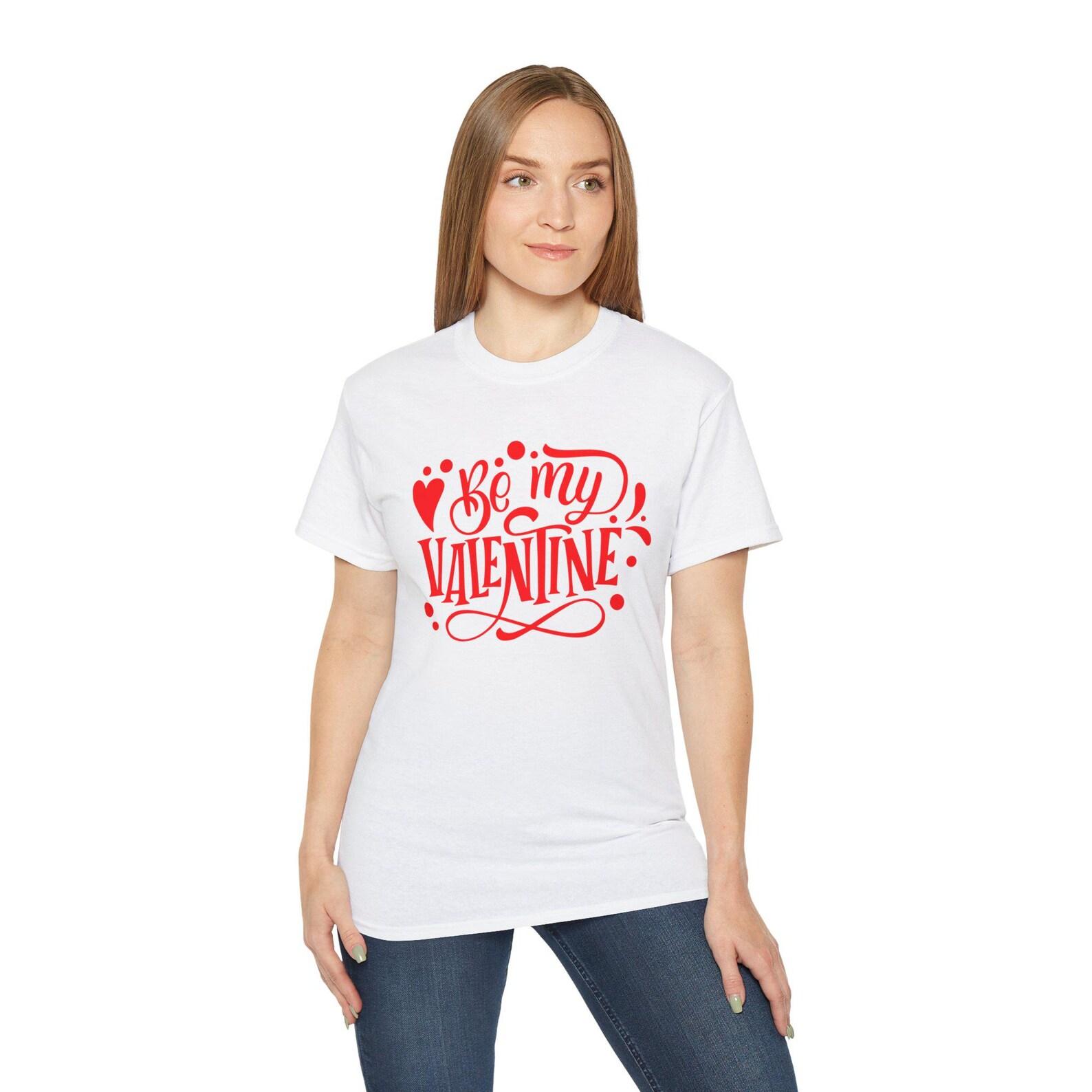 Be My Valentine T-Shirt: Unisex Love Heart Tee 4XL