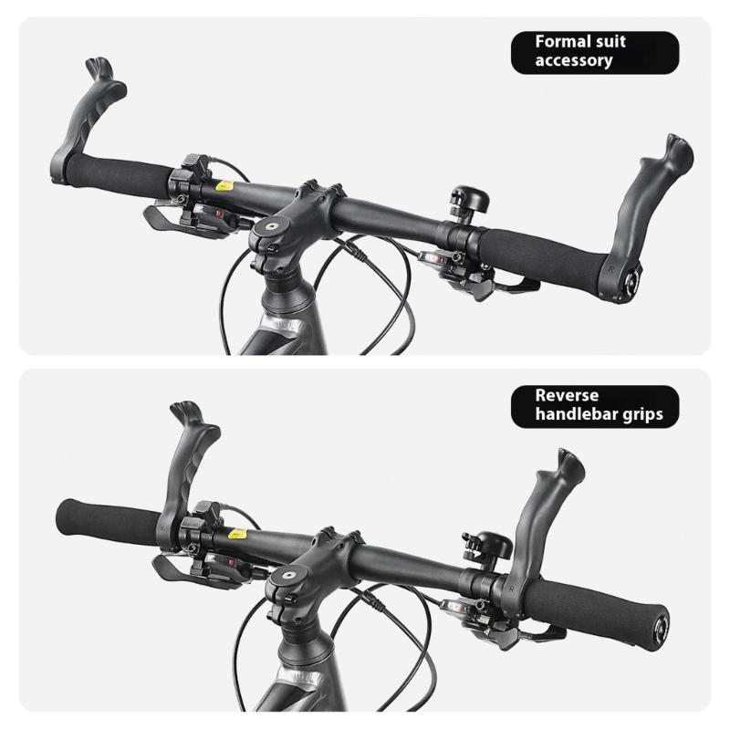 Comfortable Bicycles Handlebars Grips For Pains without Cycling Light weight Regulable Angles Installation