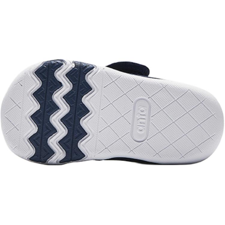 Anta Comfortable Soft Non-Slip Wear-Resistant Low-Top Walking Shoes Baby Shoes Blue White A12440069H-6