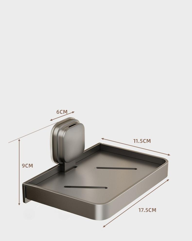 Suction Cup Phone Holder Tissue Holder Wall Mounted Bathroom Tissue Box Multifunctional Storage Rack Storage Artifact