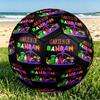 Game Rainbow Friends Print Size 5 Soccer Ball, PU Wear Resistant Football for Match Training and Daily Practice, Birthday Gift for Soccer Fans