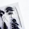 Sazenice stromů Průhledná Clear razítka Silikonová těsnění Válečkové razítko pro DIY Scrapbooking Fotoalbum.