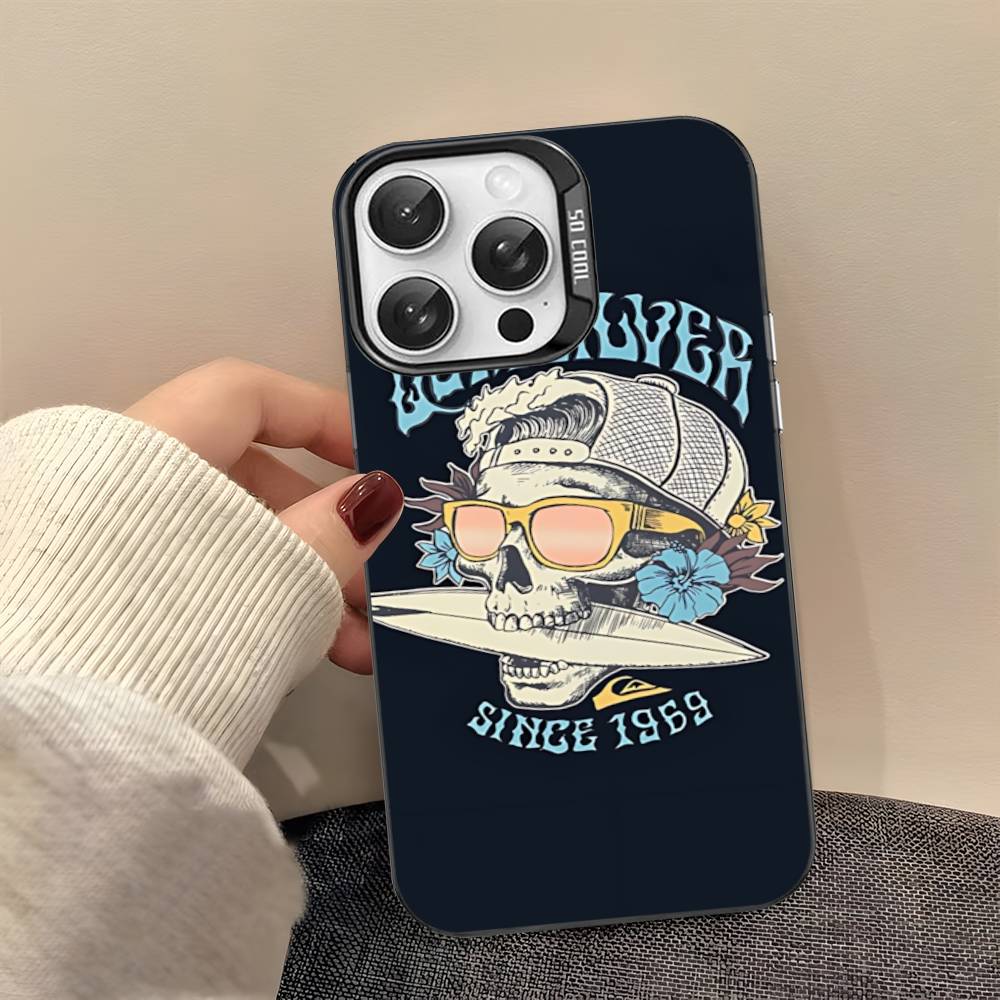 Surfmarke Q-QuiksilverS Logo Handyhüllen Für IPhone 17 16 15 14 13 12 11 Plus Pro Max Bunte Hülle