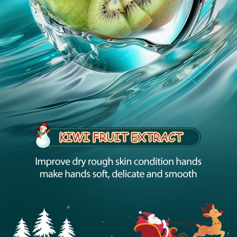 Christmas Kiwi Smooth Hand Cream SADOER Anti-drying and Cracking Moisturizing Hand Cream