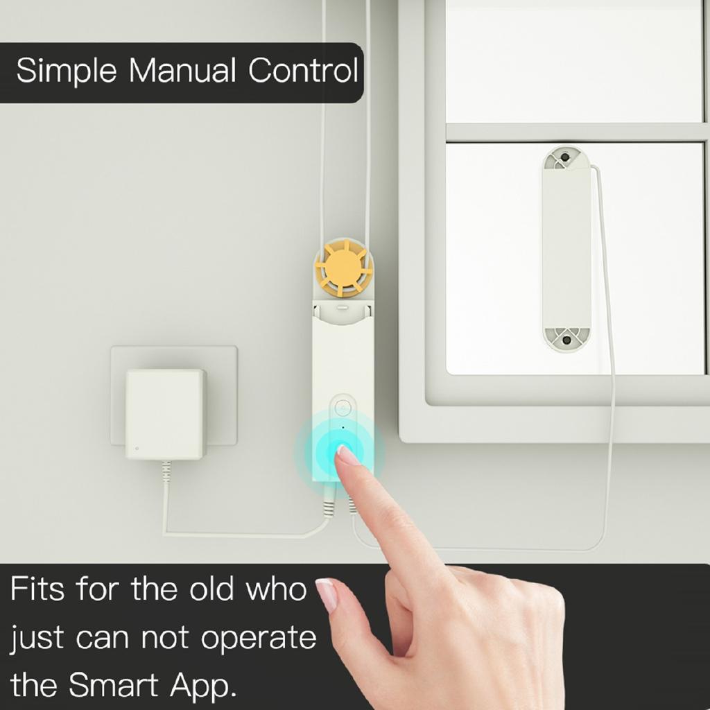NEW Smart DIY Motorized Chain Roller Blinds Shade Shutter Drive Motor Powered By Solar Panel and Charger Bluetooth APP Control