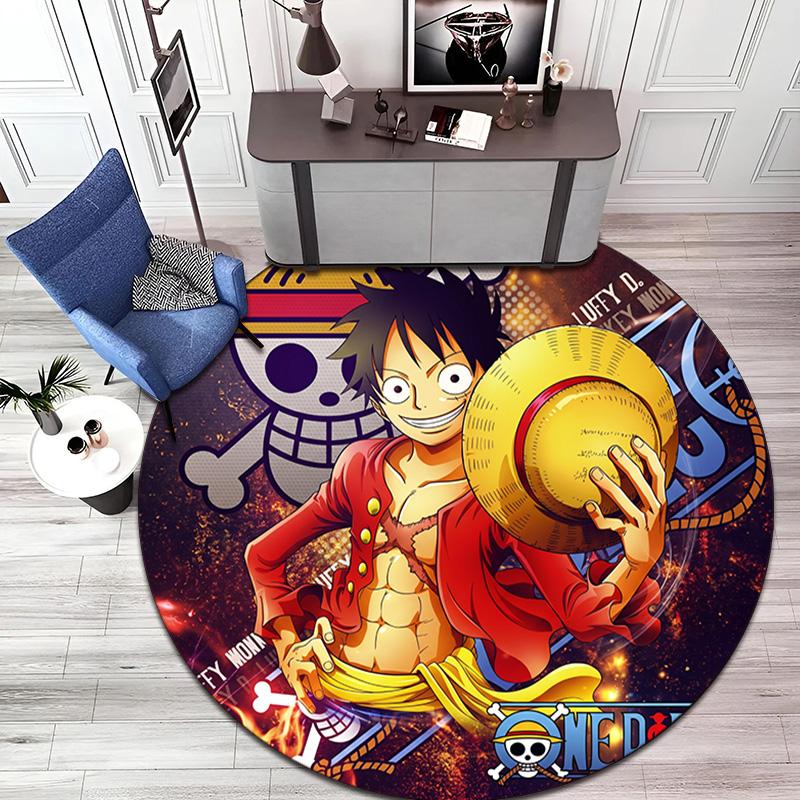 Cute Monkey D. Luffy from the Japanese manga ONE PIECE carpet is soft, home, bedroom, door mat decoration, and non slip carpet E5