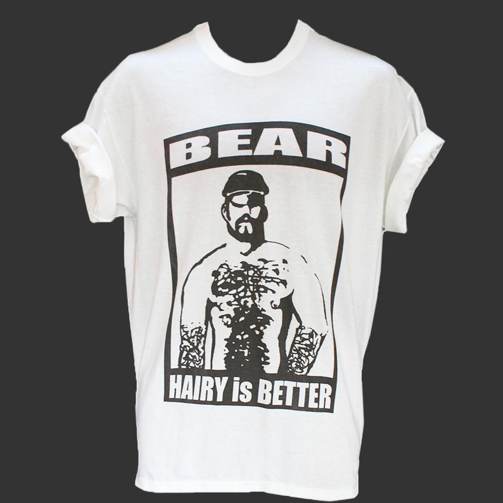 

HAIRY BEAR GAY CLUBBING PARTY T-SHIRT unisex S-3XL 4XL