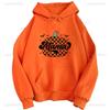 2024 Halloween Orange Hoodie Kawaii Halloween Pumpkin bowknot Women's Hoodie Harajuku Halloween Print Autumn Warm Unisex Hoodie