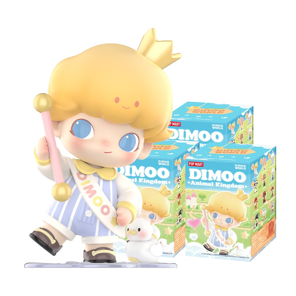 

POP MART DIMOO Animal Kingdom Series Pop Mart Gacha Gacha Blind Box Фигурка Пластиковая модель Премиум Игрушка Мягкий винил Оригинальный персонаж Подарок на день рождения [3