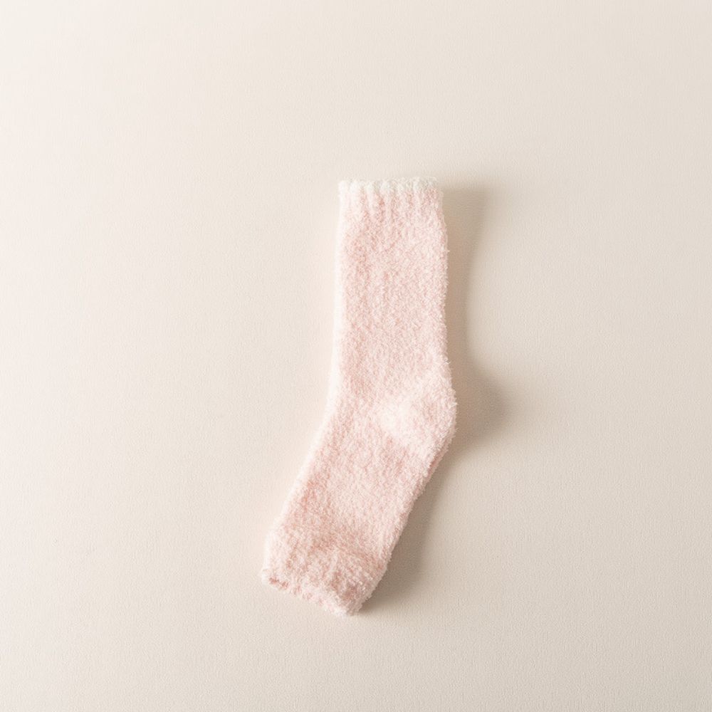 Autumn Girls Foot Cover Lolita Coral Fleece Socks Women Hosiery Knee Protection Knitted Leg Warmers
