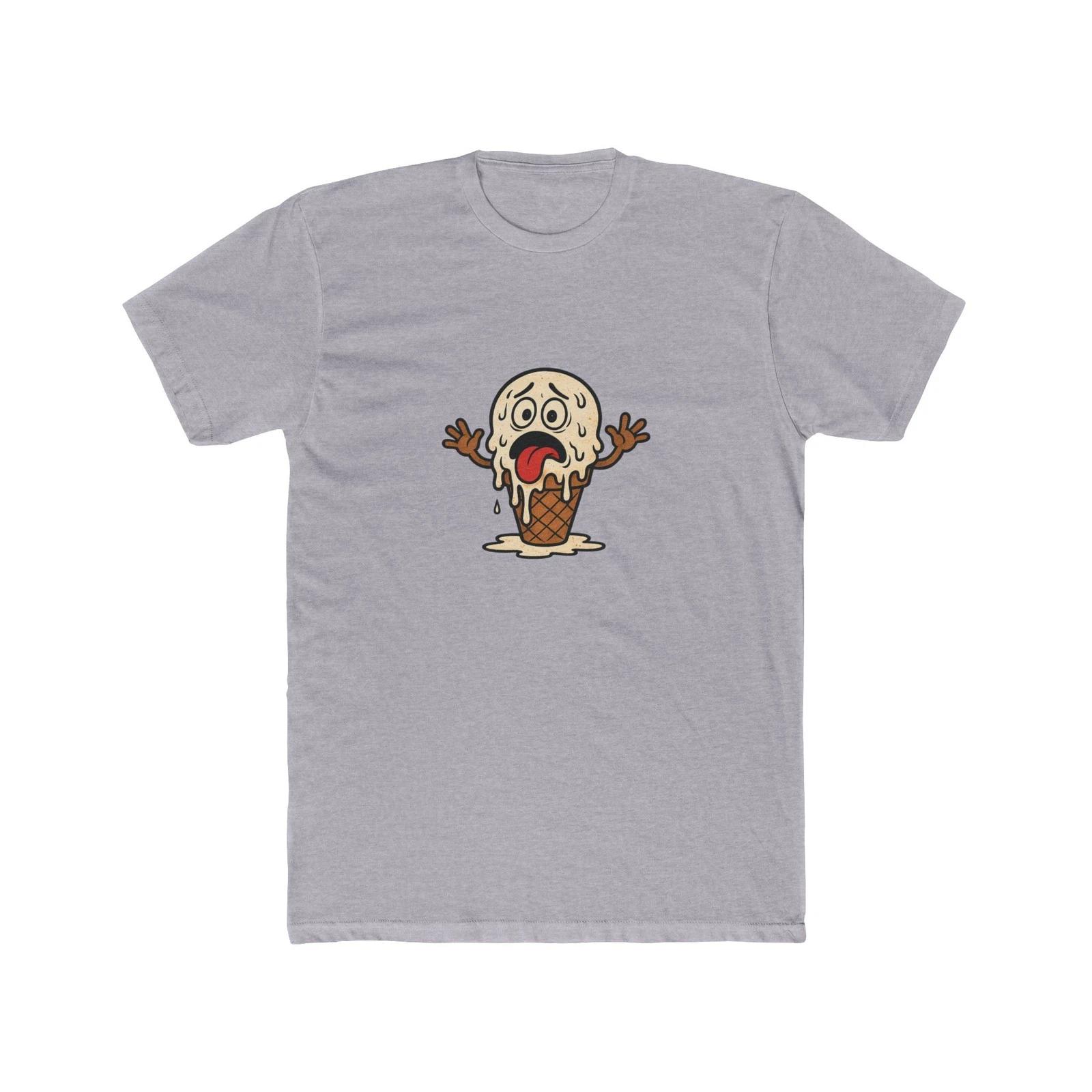 

Funny Ice Cream Meltdown Cartoon T-Shirt M