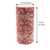 Noguchi Kumataro Tea Garden Tea Caddy, Large Capacity 200g, Yuzen Washi Paper with Inner Lid, Cherry Blossom Pink, Made In Japan, Stylish