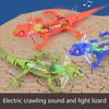 Sounds Lights Lizard Walking Electronic Robotic Model Crawling Electronic Animal Model  Children