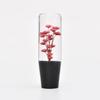 Universal 15CM Car Manual Shifter Head Shift Knob Stick Crystal Transparent Flower Gear Shift Knob