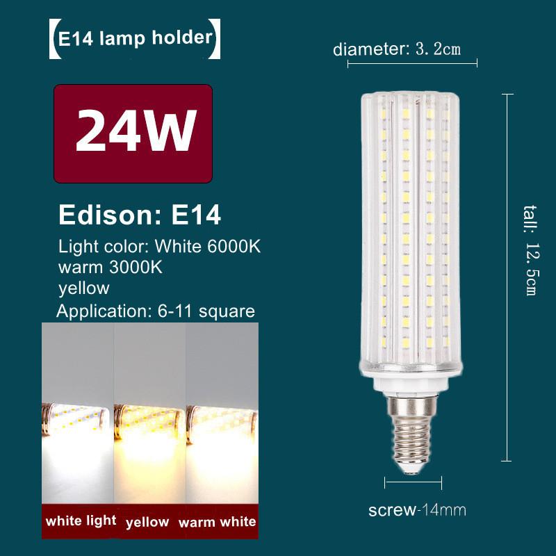 E14 E27 LED bulb 220V corn lamp bomb 110V 10W 20W 24W LED lamp Bedroom living room decorative lighting