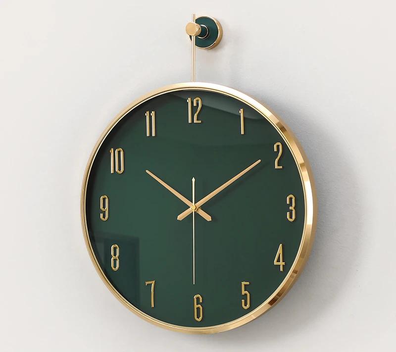 Modern Simple Interior Wall Clock Fashion Creative Interior Clock Light Luxury Silent Bedrooms Horloge Murale Home Decoration