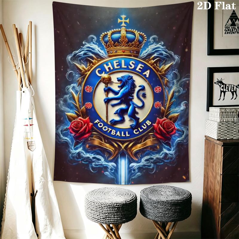 Chelsea Wandteppich Ästhetisches Wandbehang Gedruckter Stoffdecke Dekorative Wandteppiche für Schlafzimmer Wohnzimmer Heimdekoration