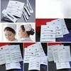 White One-line Hairpin Clips Hairpins By The Fringe Steel Clips Bb Clips Side Clips