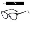 Vintage Cat Eye Women Eyeglasses Simple Multicolor Rim Blue Light Blocking Spectacles  New Trendy Ins  Design Eyewear