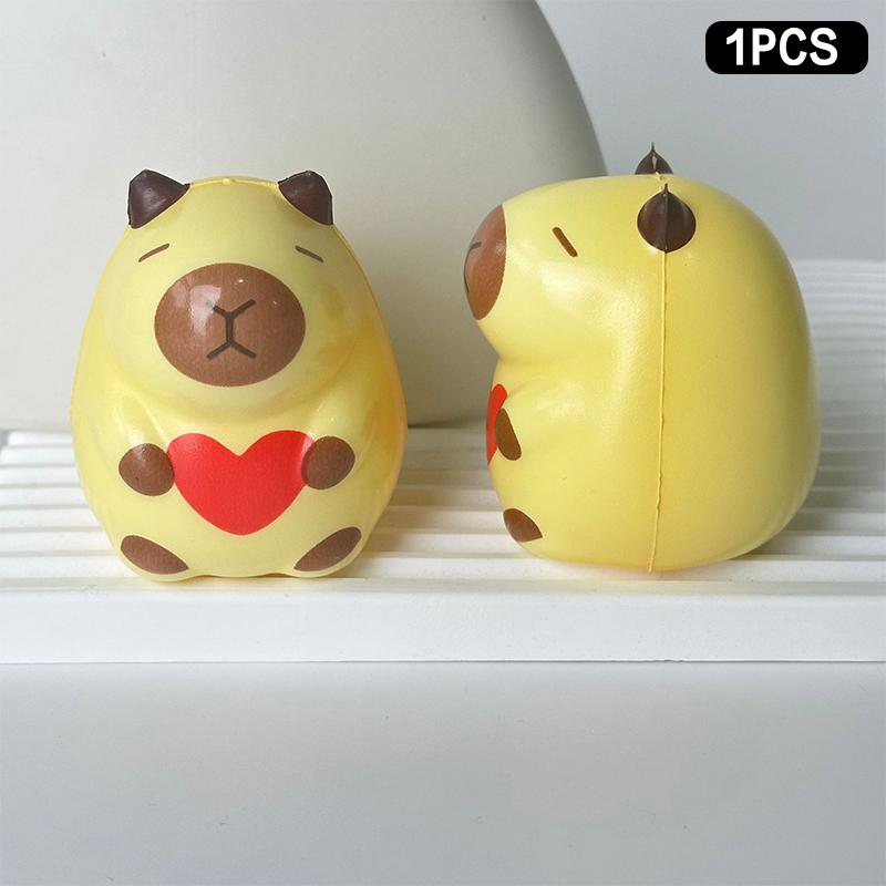 Toys Cute Cartoon Capybara Mochi Pinching Toy Squishy Toy Slow Rebound Decompression Stress Release Hand Relax Gifts