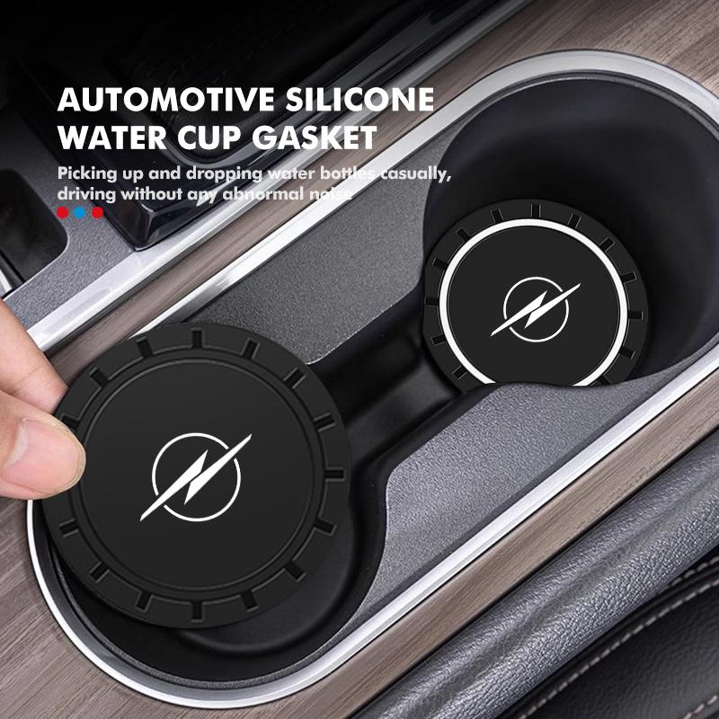 2pcs Silicone Car Cup Holder Anti Slip Pads Bottle Holder Mat Auto Accessories For Opel Corsa D Astra G H J K F Mokka C Zafira B BX8