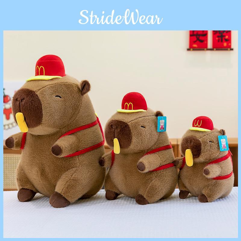 Backpack Capybara Wallace Plush Toy Cartoon Stuffed Animal Doll Decorations