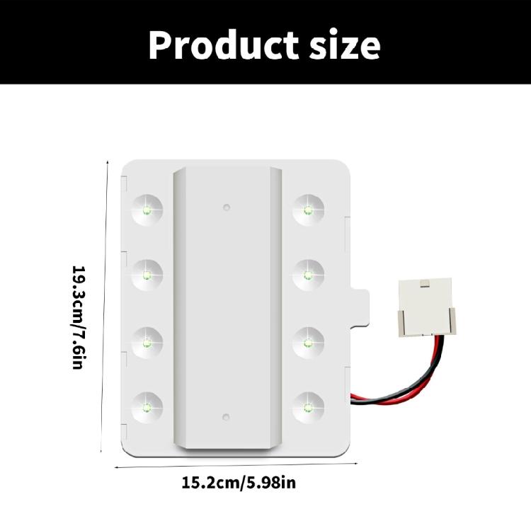W11043011 LED Light Module Board with Panel for Refrigerators Replace W10866538 W11527432 W11042554