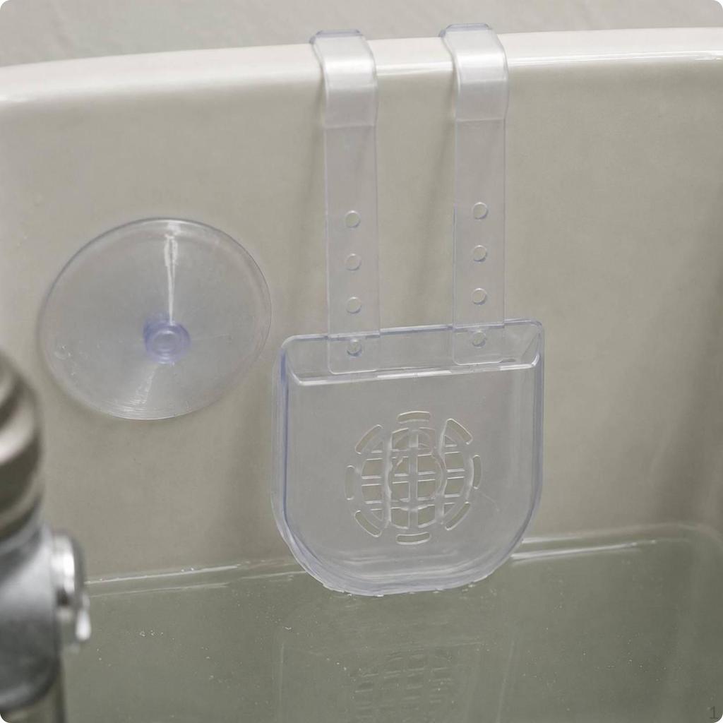 Toilet Tank Cleaning Accessory Transparent Clear Holder