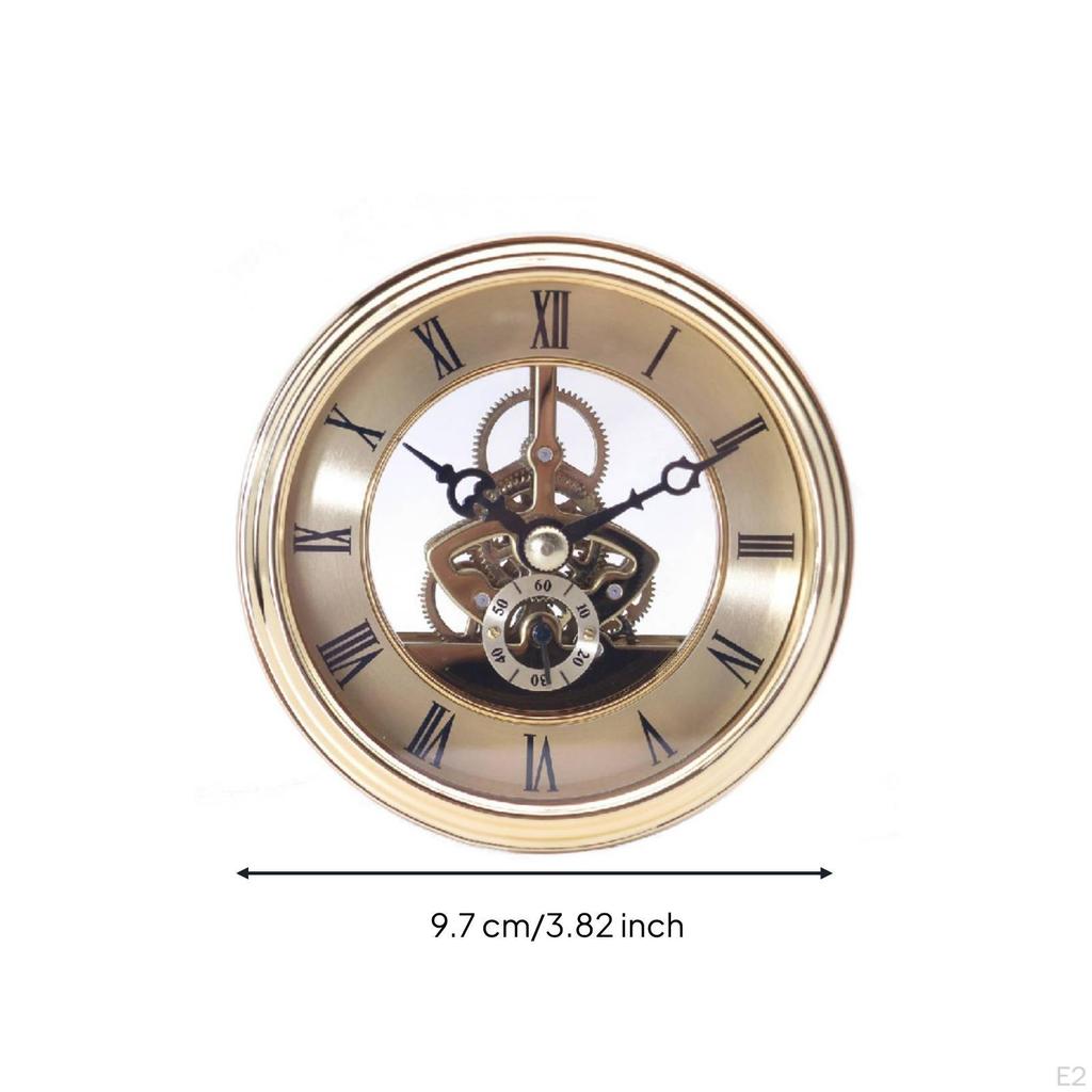 Skeleton Clock Insert Vintage for Desk Clocks, Crafters