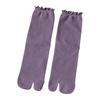 Ruffle Trim Frilly Crew Socks Flip Flop Socks Tabis Split Toe Socks Cotton Booties Socks Casual Ankle High Socks Hosiery