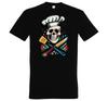 Herren T-Shirt Totenkopf Kochen Totenkopf Kochen Fans Liebe Essen Lustiges Thema Spaß