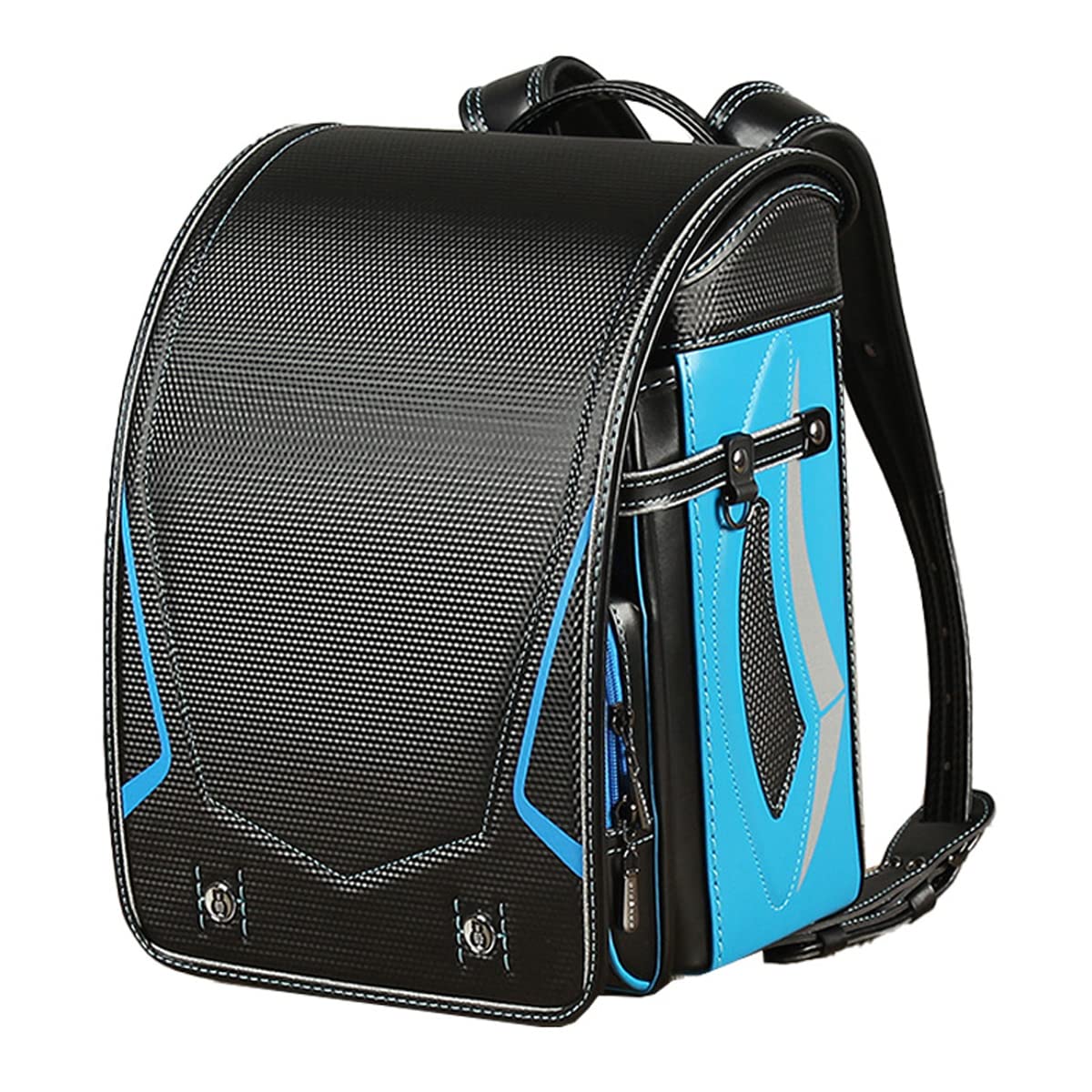 

Leawin 2023 Model Large Capacity School Bag for Boys and Made of Premium Synthetic Leather with Automatic Lock and Waterproof Perfect for School