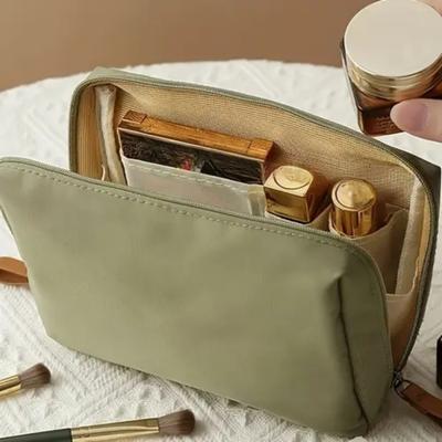 [Reizen | Handig] Compact | Eenvoudige Clutch met Rits, Een Make-up Opbergtas voor Eén Lippenstift | Geschikt voor Reizen en Buitengebruik