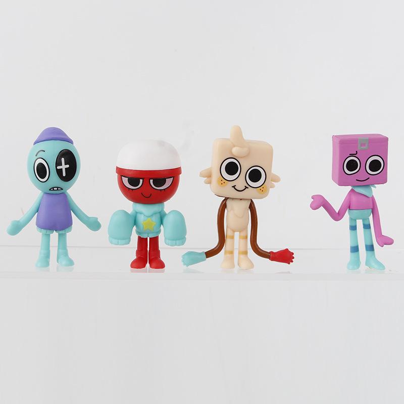 8pcs/set Dandy's World Cartoon Figure PVC Model Cute Doll Toys