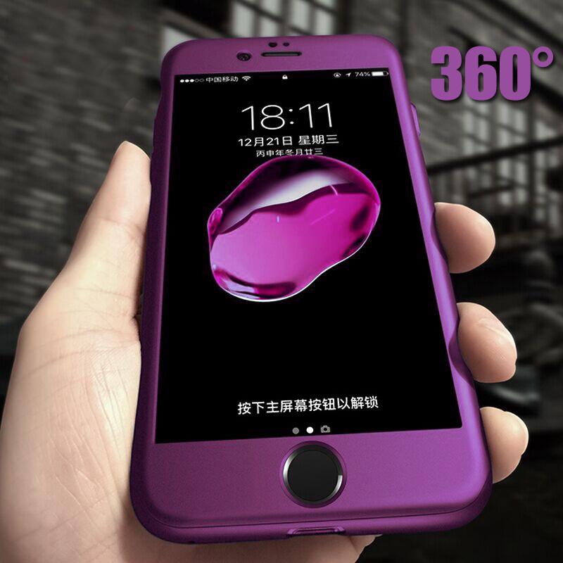 Phone Computer Case Buy 360 Deluxe Full Hard PC Case with Tempered Glass Phone Case Cover ...