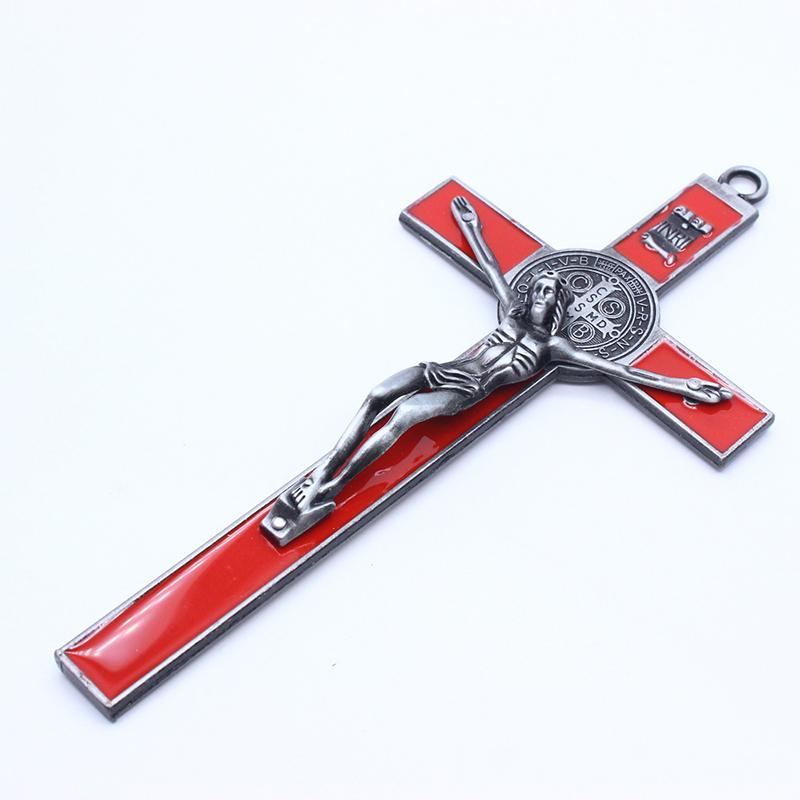 Metalllegierung Kreuz Jesu Glaube Mode Dekoration Zubehör Tragbar Langlebig Zuhause Festliche Dekorative Eigenschaften Retro Geschenk