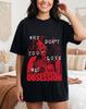 Obsession Film 2026 Shirt Gothic Horror Retro Baumwolle T-Shirt Sommer Unisexs Unisexs Mode Straßenkleidung Y2k Stil Lässig