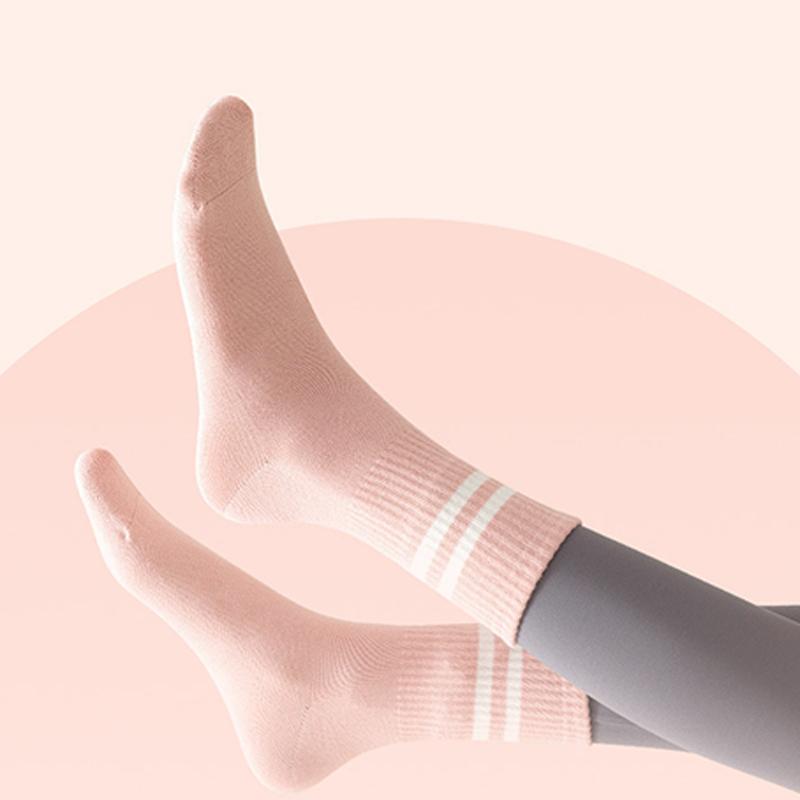 Non-Slip Silicone Indoor Fitness Pilates Women'S Sports Yoga Socks